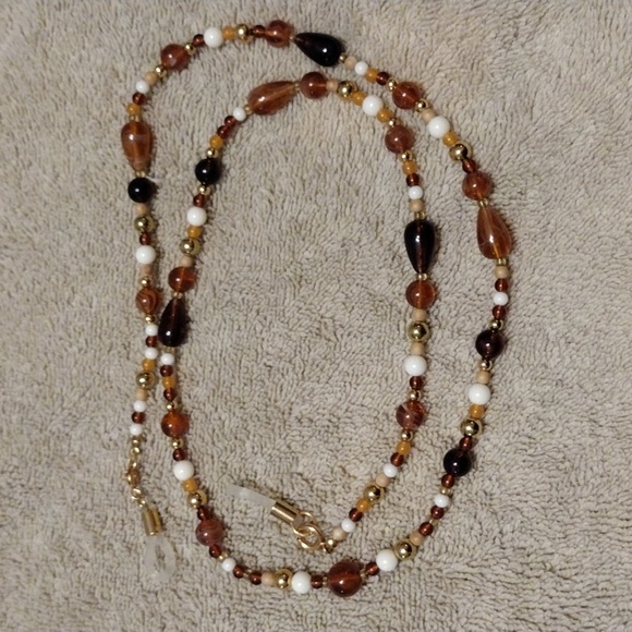 Avon, Vintage 1995, charming And Chic Optical Necklace in tortoise. - Picture 3 of 4